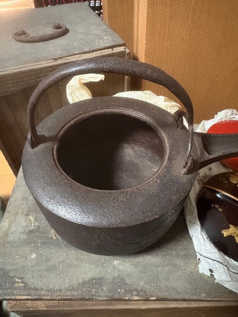 骨董品鉄瓶２つセット