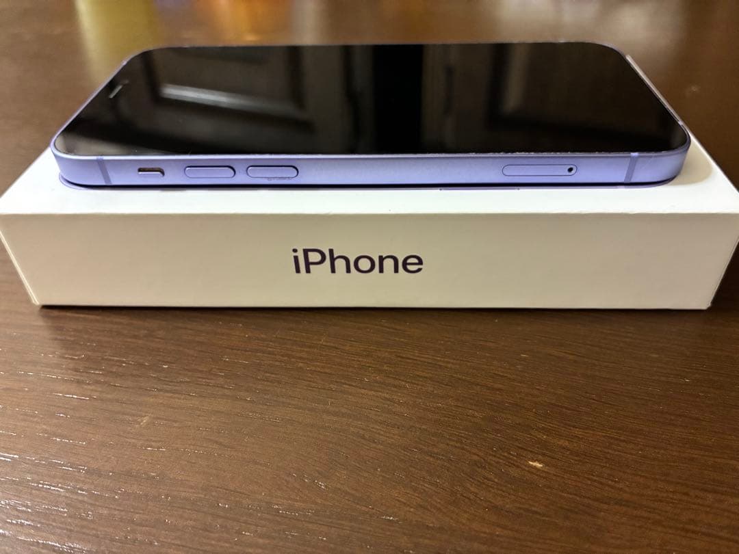 iPhone12 64GBパープル本体　ケーブル，箱付き