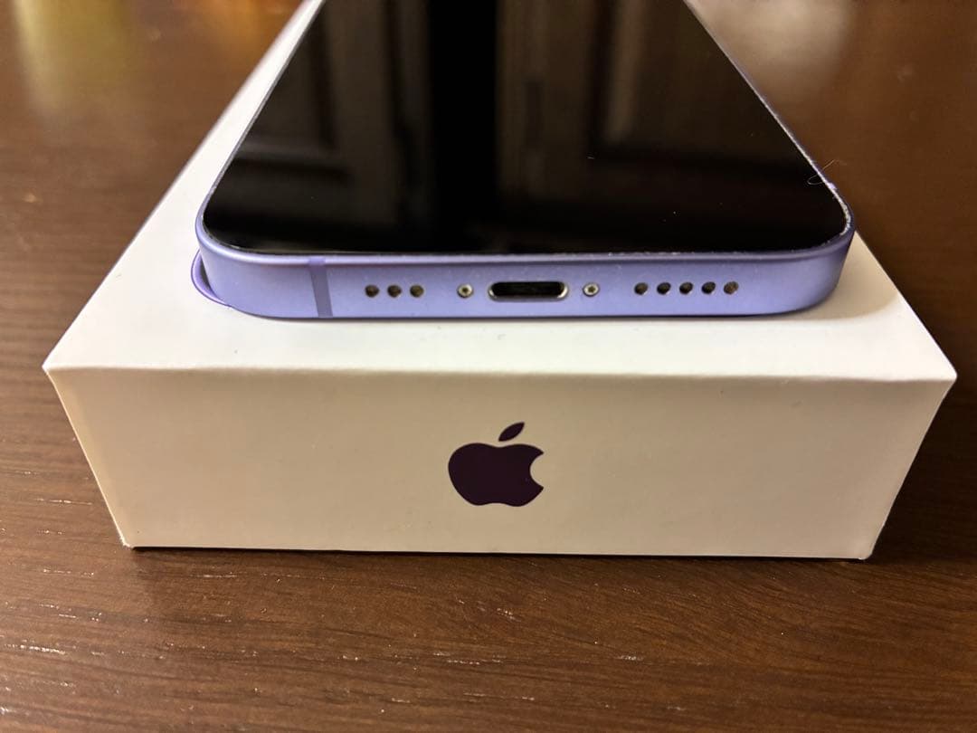 iPhone12 64GBパープル本体　ケーブル，箱付き