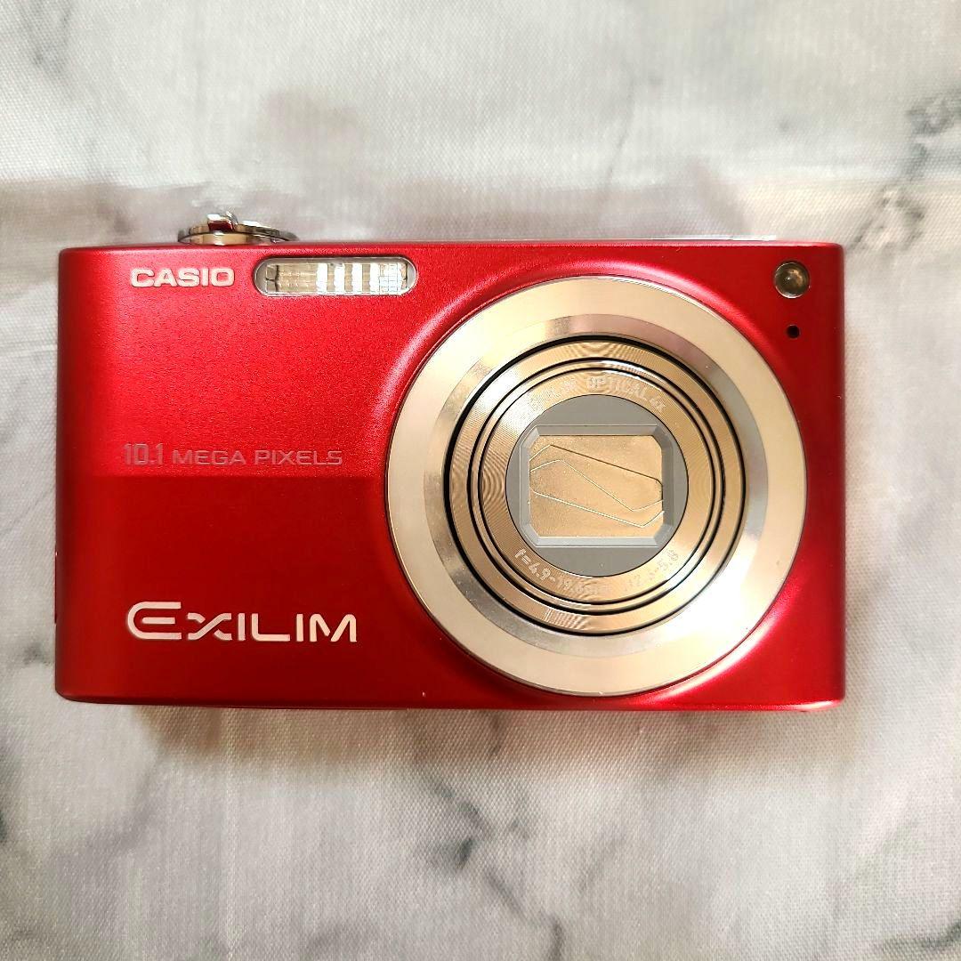 【美品】CASIO EXILIM ZOOM　レッド EX-Z200RD　デジカメ