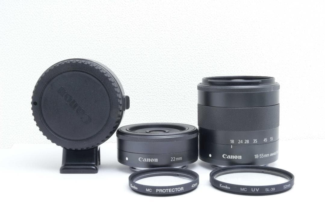 キャノン　Canon EOS M2　ミラーレス一眼ダブルレンズキット【美品】