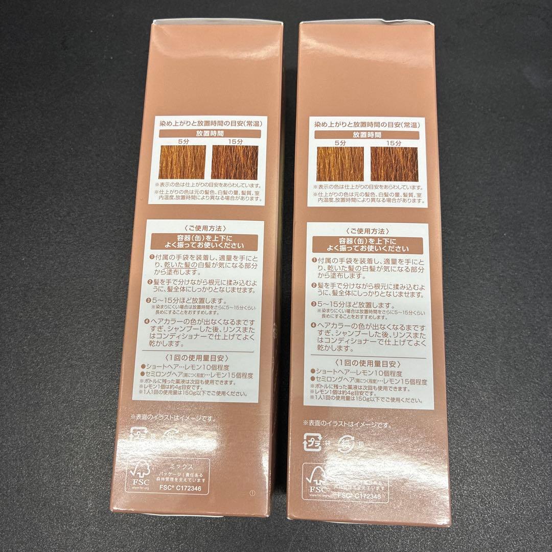 う*こ様 ヘアボーテ　エクラ　ボタニカル　エアカラーフォーム　EX ライトブラウ