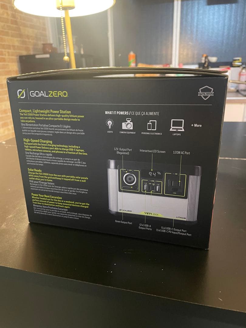 ⭐︎新品未使用⭐︎ポータブル発電機Yeti200X GOALZERO