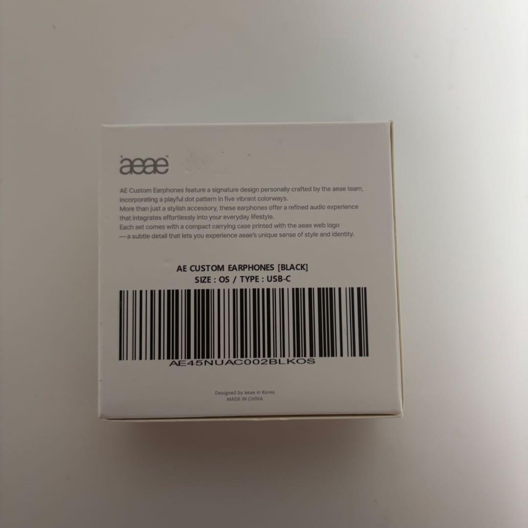 aeae 有線イヤホン USB-C ブラック