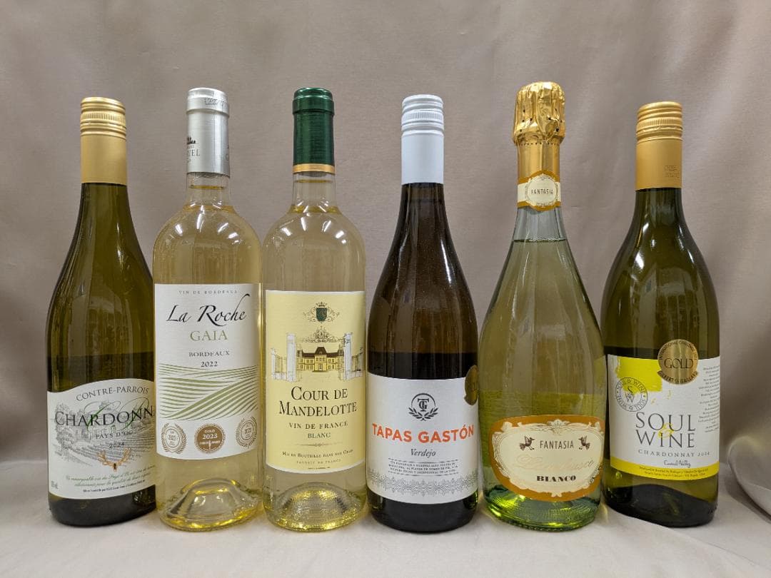 ボルドー金賞など 各国 白ワインセレクション 10本セット　750ml