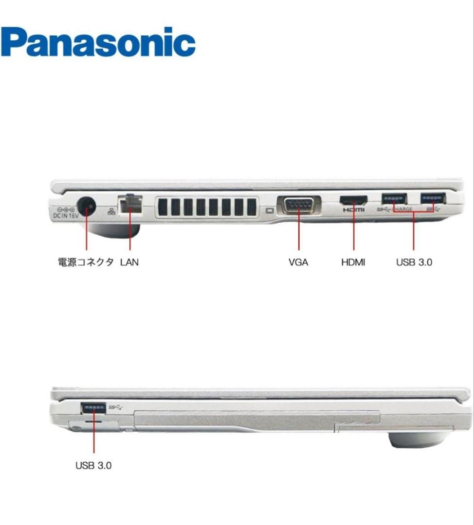 Panasonic 14インチレッツノートPC Core i5 7200U