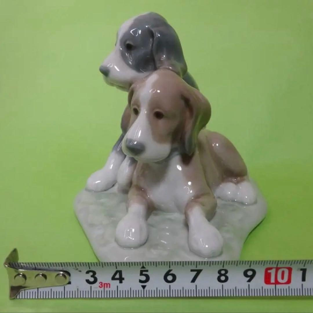 期間値下げ（1987年美品）LLADRO　HANDMADE 『NAOいぬ２匹』