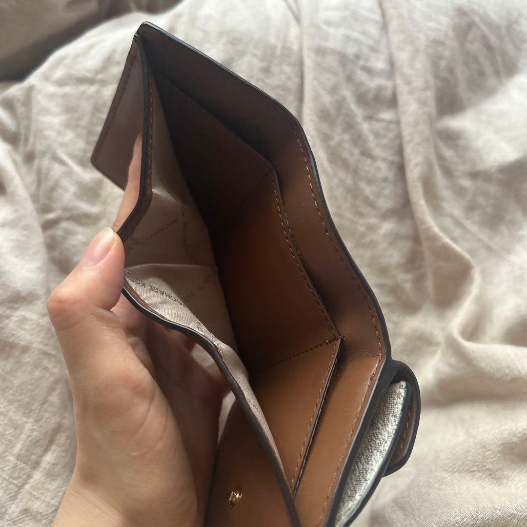 Michael Kors ミニ財布 ベージュ/ブラウン