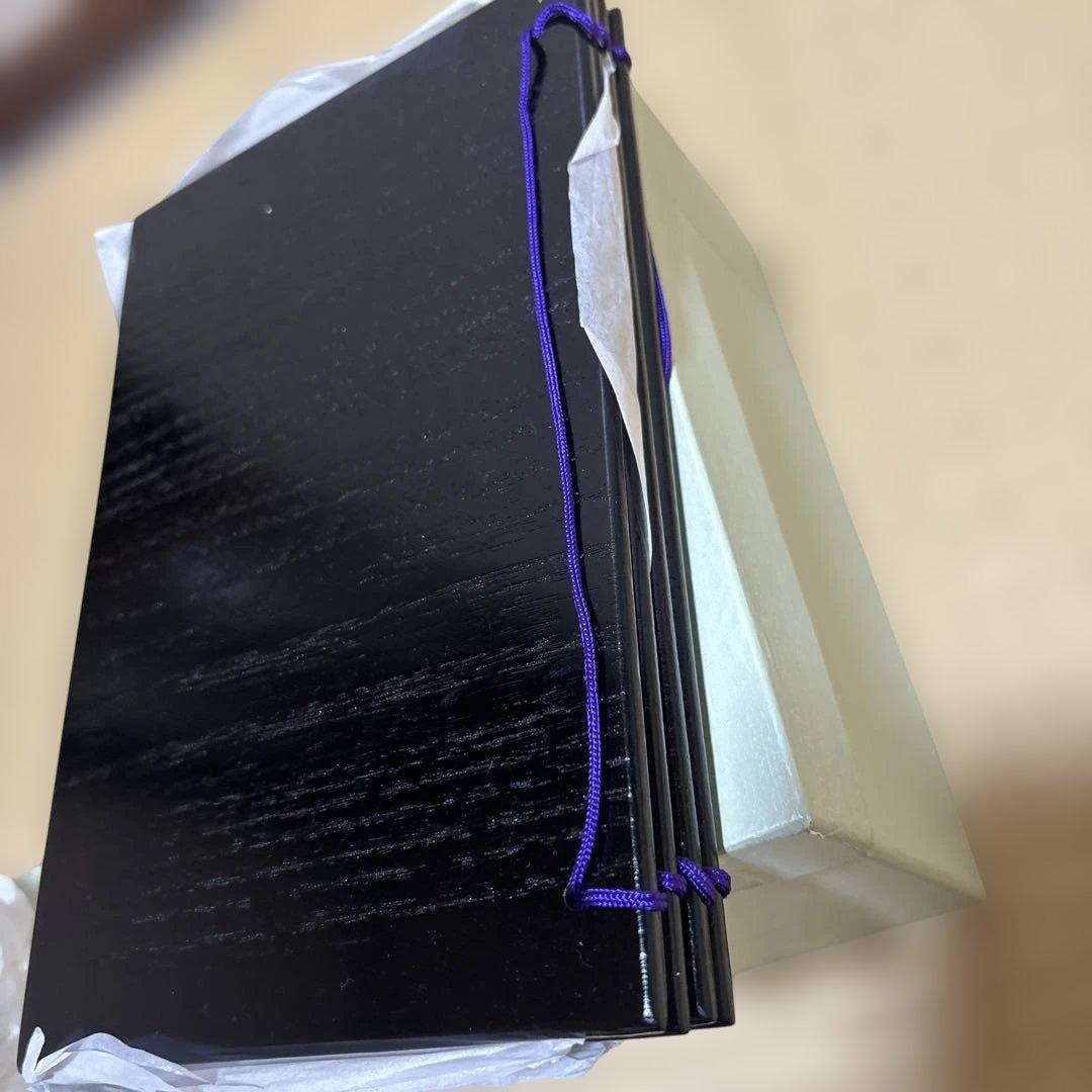 お茶箱　黒