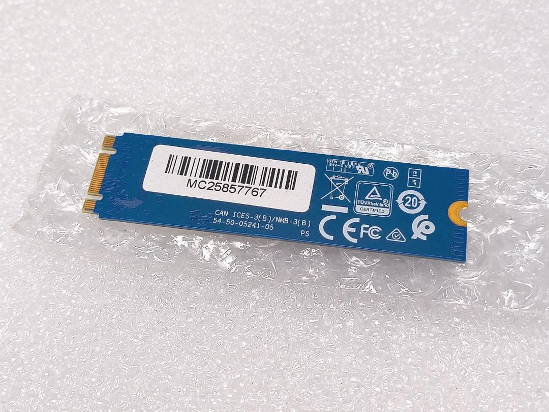 【動作確認済】ウエスタンデジタル NVMe M2 SSD SN520 512GB
