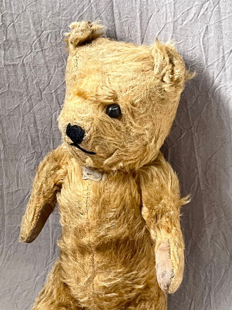 アンティークヴィンテージイギリス製テディベア ぬいぐるみ27㎝