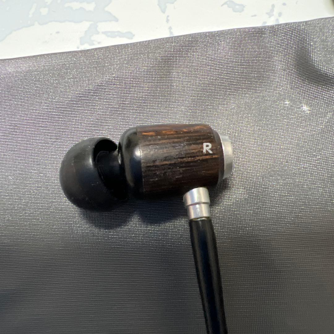 JVC カナル型イヤホン WOODシリーズ ブラウン HP-FX500 新品美品