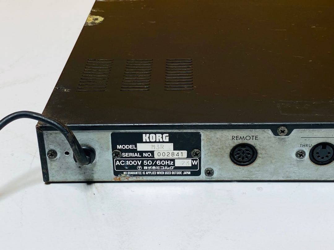 KORG コルグ M3R オーディオ機器 黒 動作確認済み