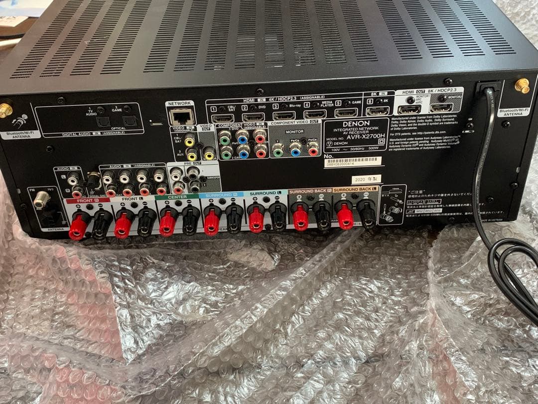 2020年製　DENON AVR-X2700H AVアンプ