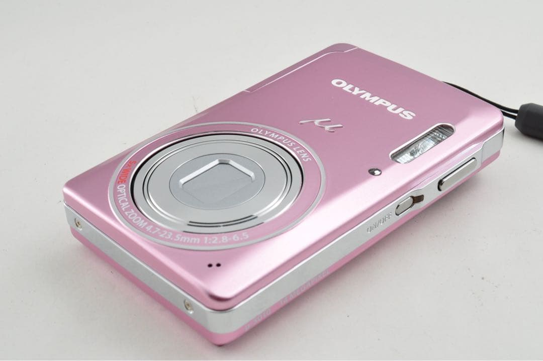 美品　OLYMPUS μ-5010 ピンク デジカメ オールドコンデジ