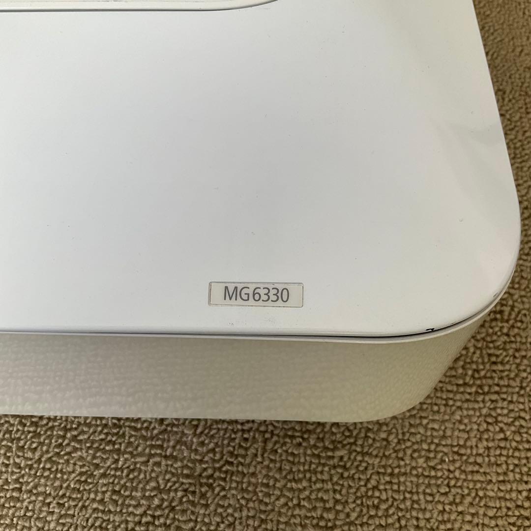 【印刷枚数少】Canon MG6330 ホワイト プリンター 6800枚以下
