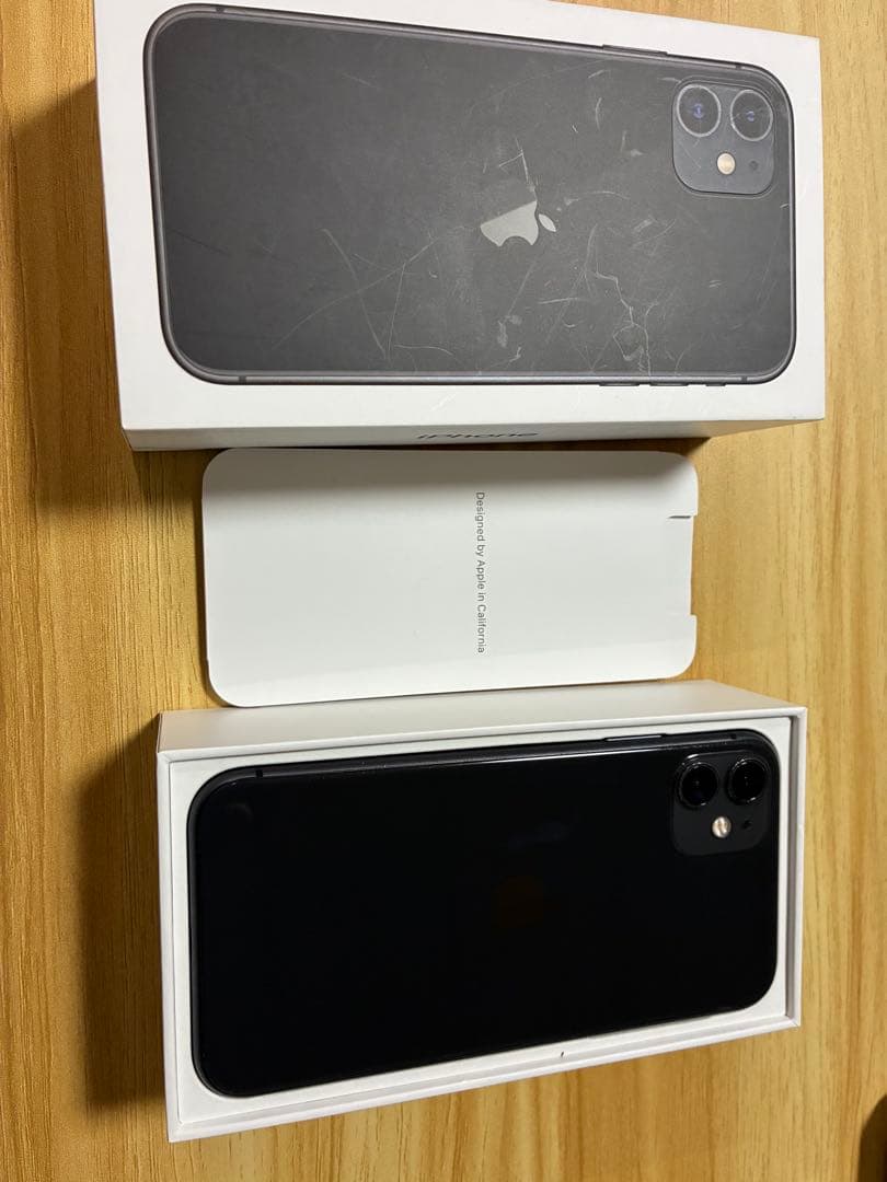 Apple iPhone 11 ブラック 本体　箱あり