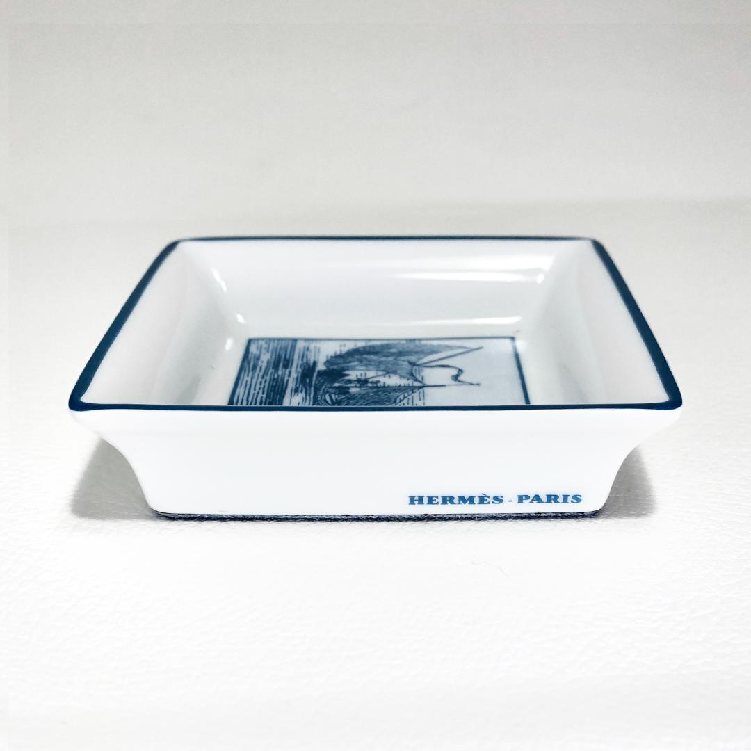 【美品・希少】エルメス／2003 地中海 ミニプレート 絵皿