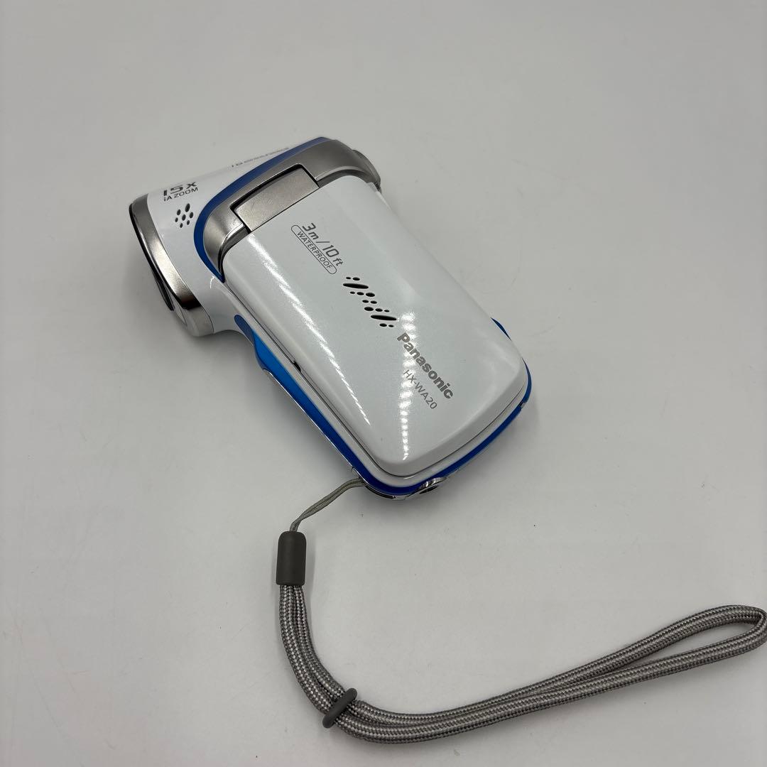 美品　Panasonic 防水ハイビジョンビデオカメラ HX-WA20