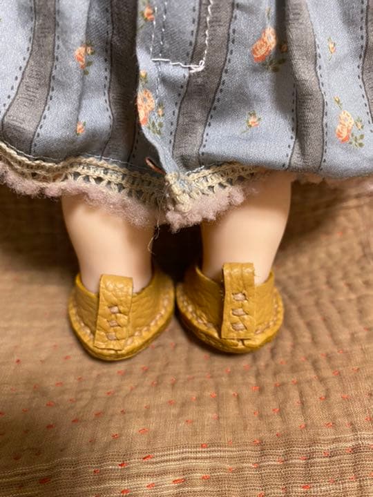 ハンドメイド　ソランちゃん　靴　本革　ドール