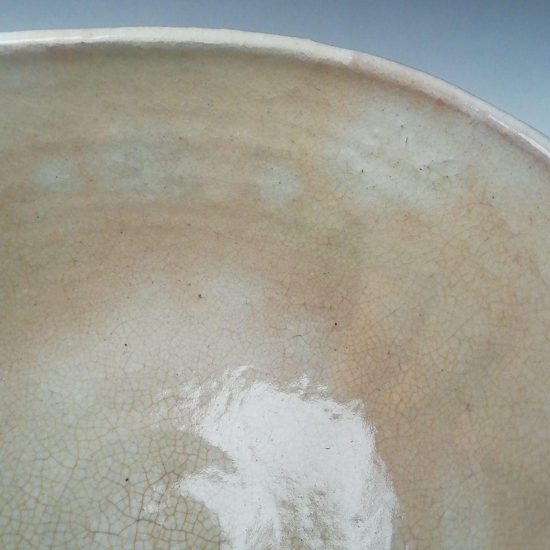 Ｔ７１　茶碗　『俵手　萩茶碗』『宗流庵　渡辺栄泉』　共箱　抹茶碗　茶道具