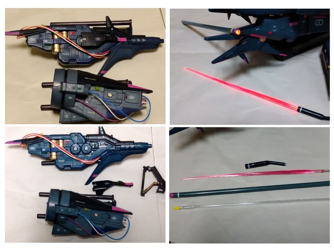 【オマケ付】 機動戦士ガンダム0083 デンドロビウム　電飾追加 配色違い