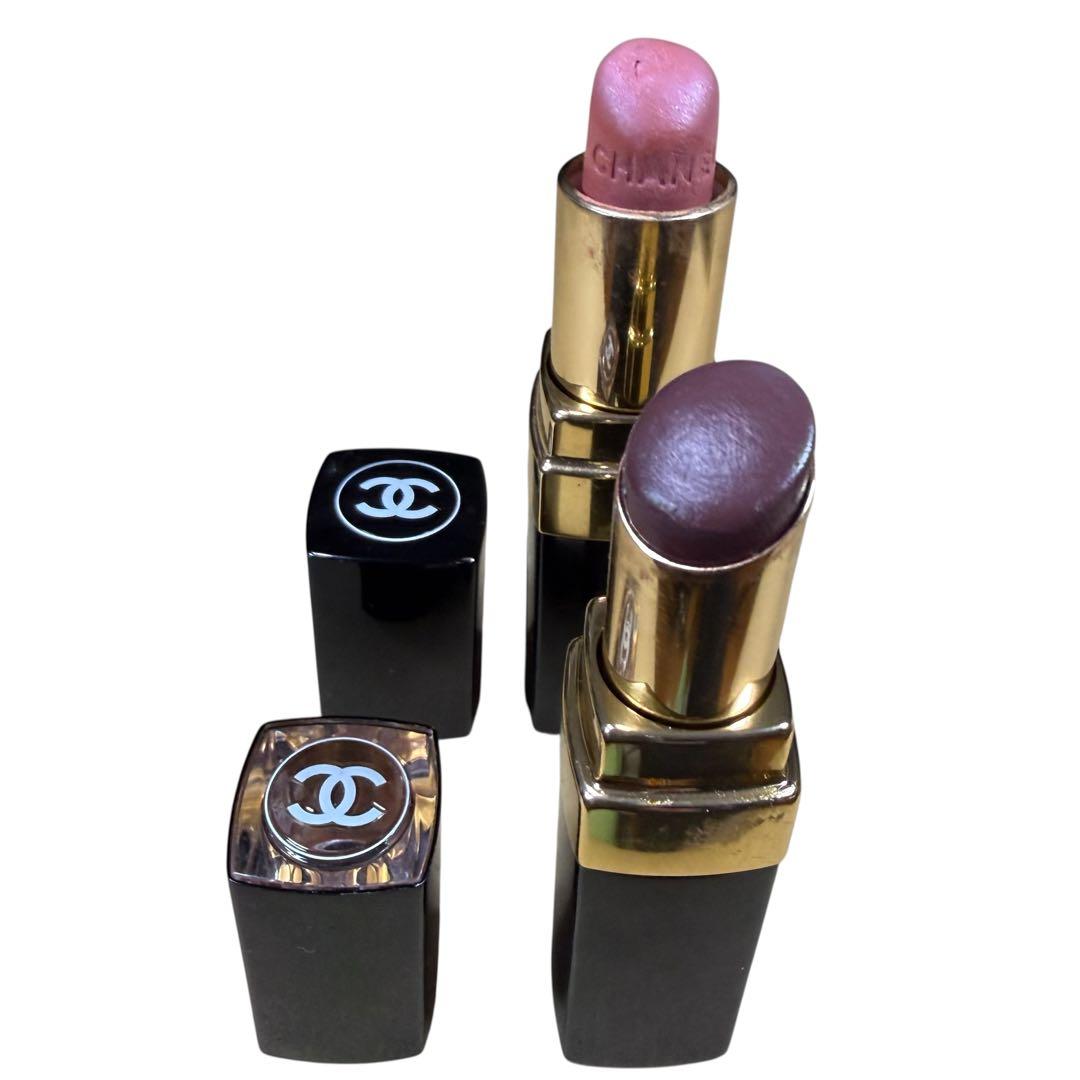 人気の色ですよ❗️CHANEL ROUGE COCO 口紅セット 77・134