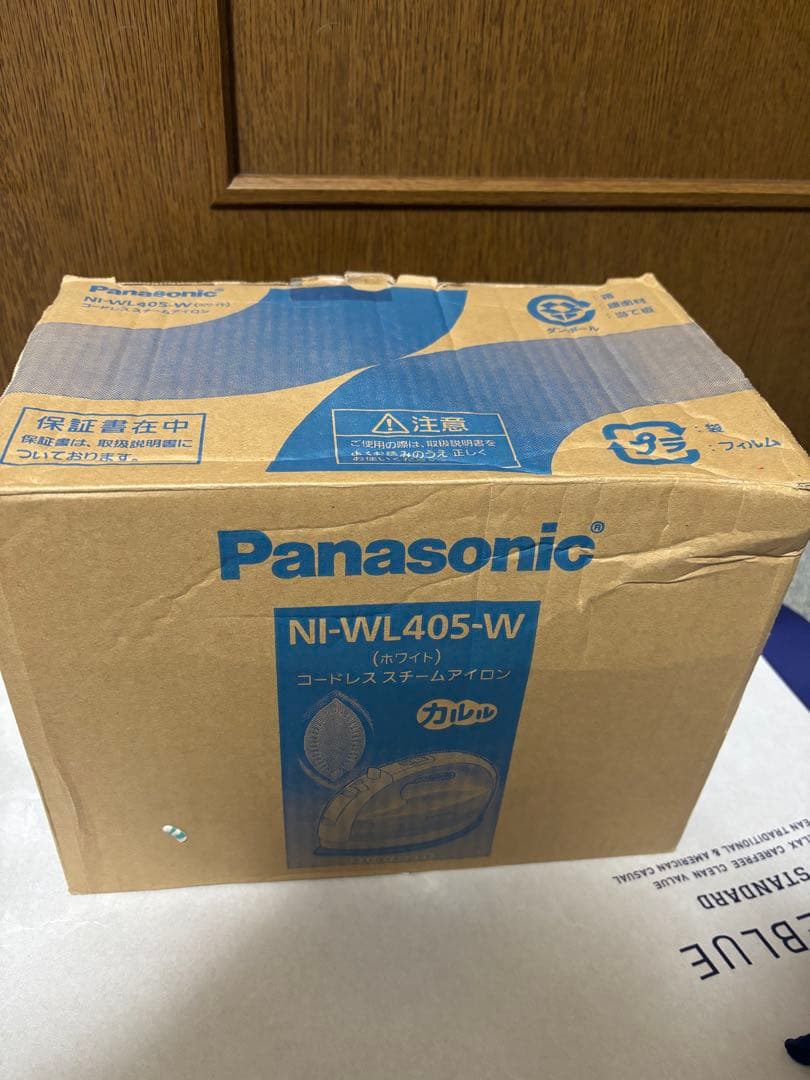 Panasonic コードレススチームアイロン NI-WL405-W ホワイト