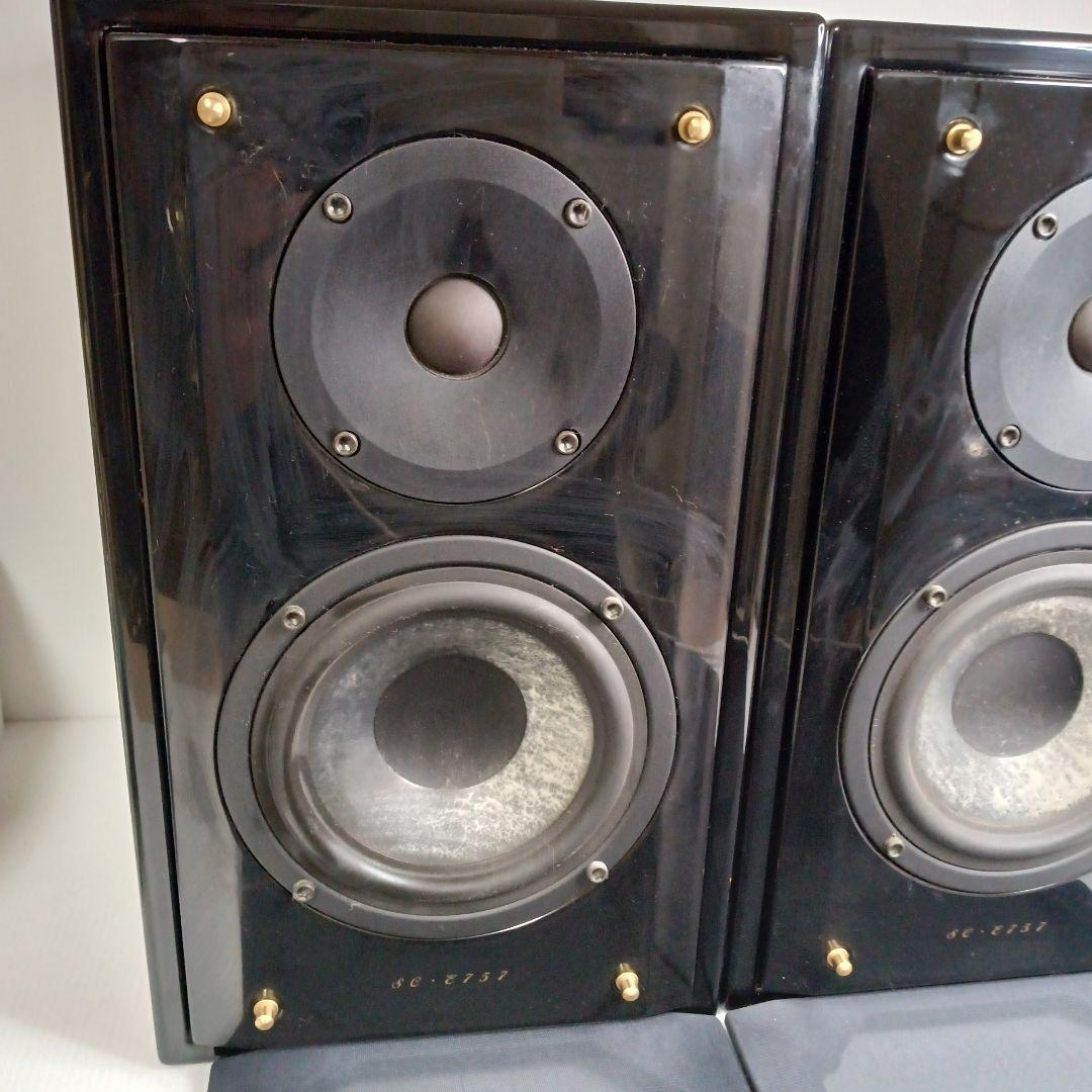 音出し DENON SC-E757 2WAY ペアスピーカー シリアル同番