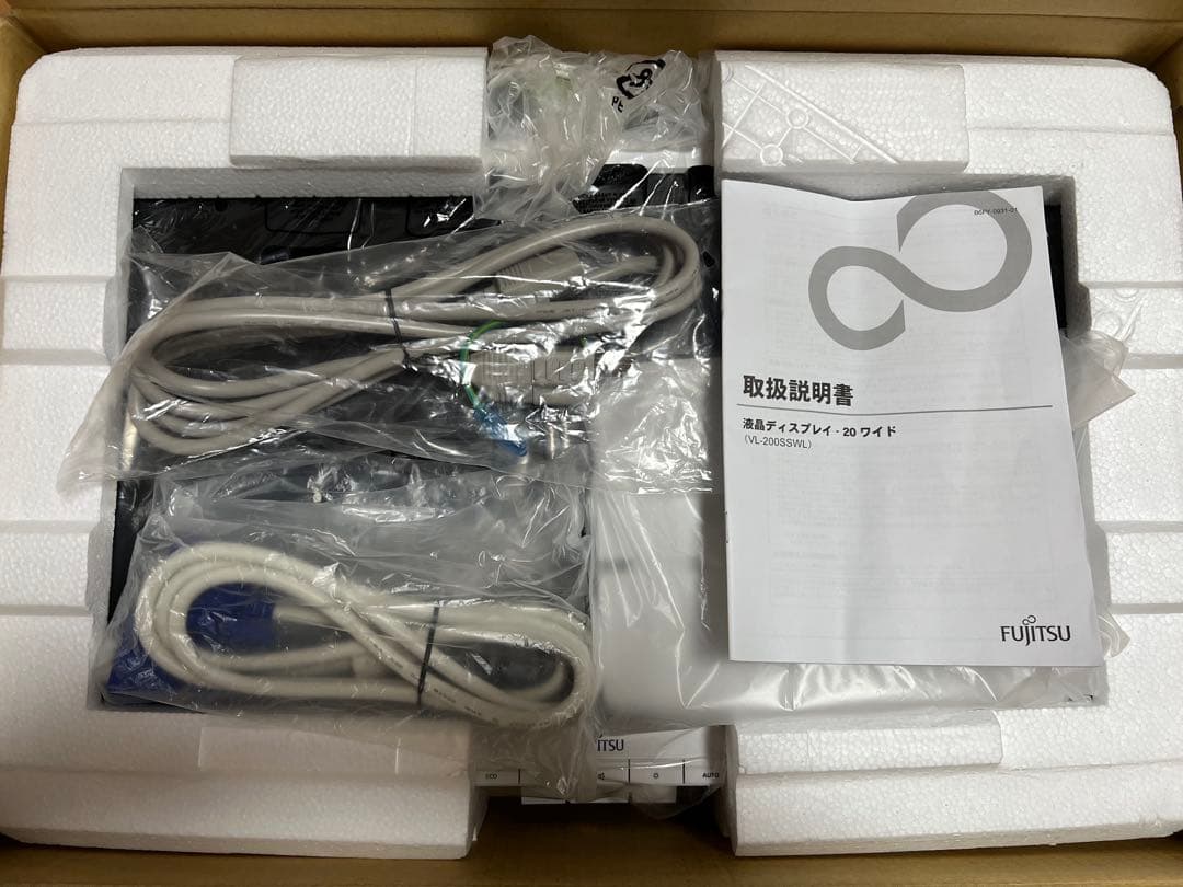 PCモニター 20型ワイド 富士通 VL-200SSWL