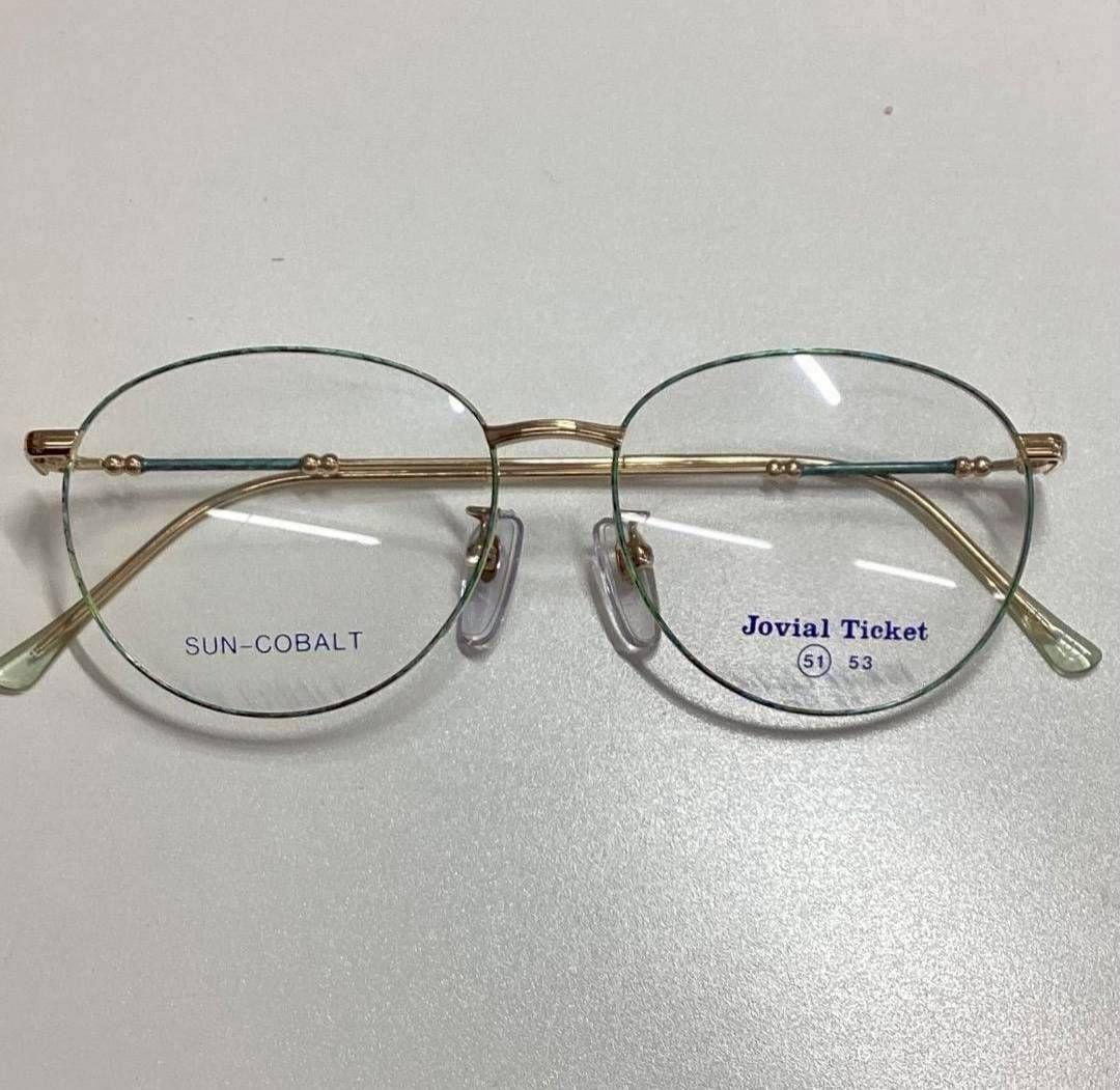 七宝サンコバルト日本製鯖江メガネ 度付きUVブルーライトカットレンズ眼鏡
