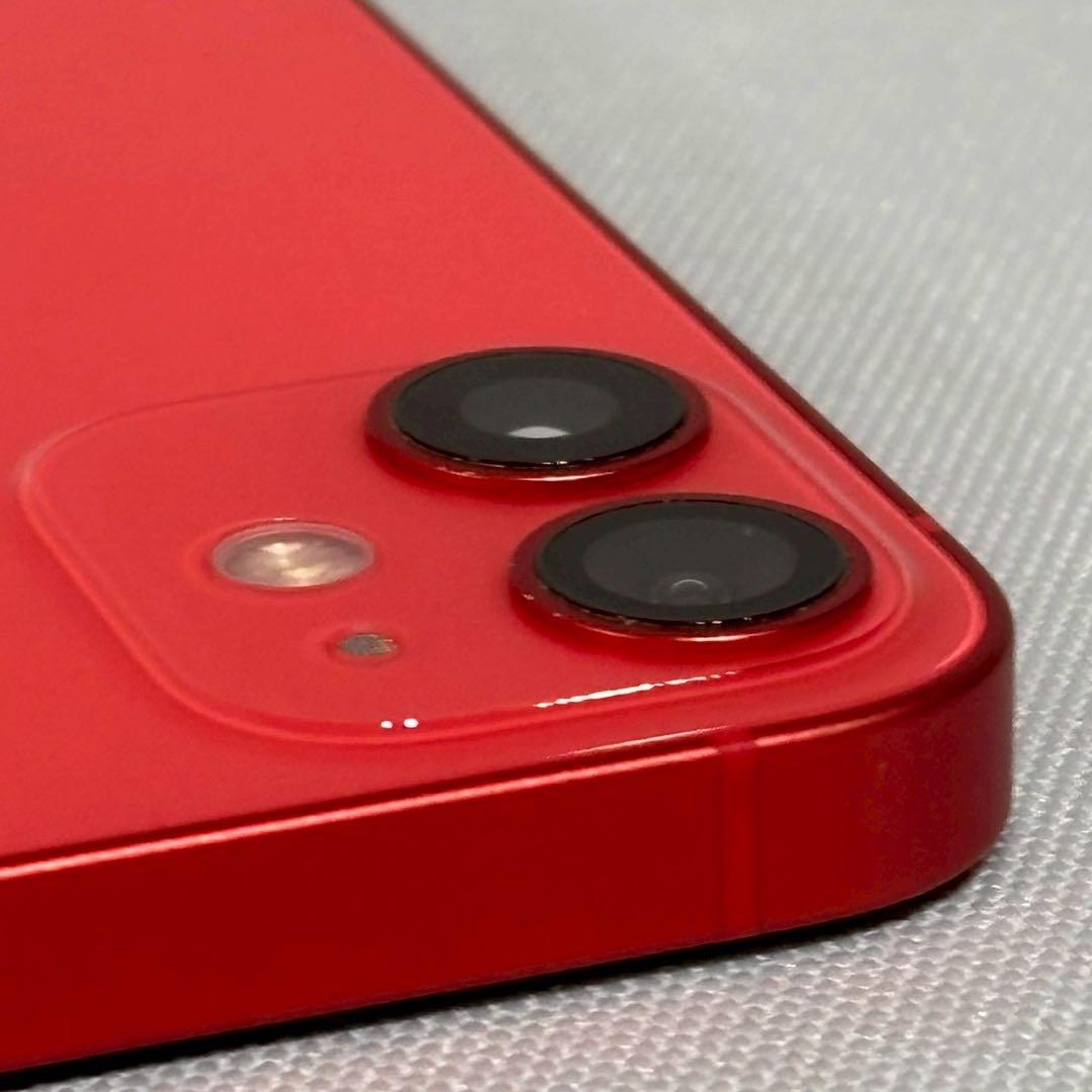 『美品』iPhone 12 mini 64GB レッド　新品バッテリー　動作良好