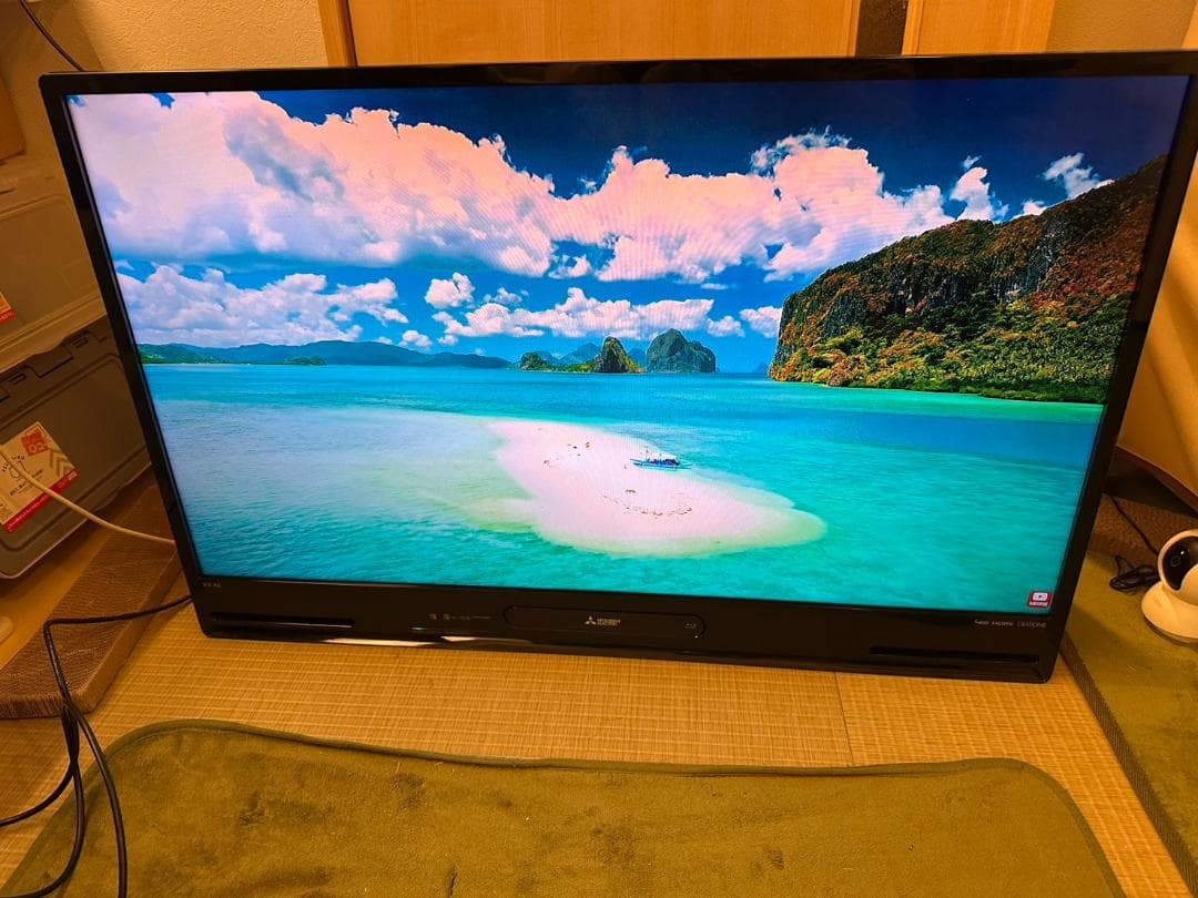 三菱 40型 テレビ Blu-ray HDD内蔵 LCD-A40BHR10 美品