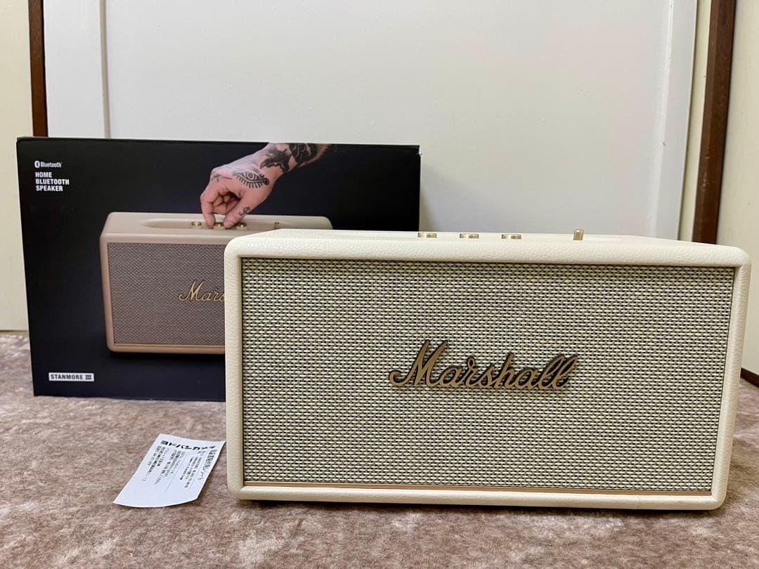 ⭕️極美品。国内正規品⭕️Marshall Stanmore III Cream