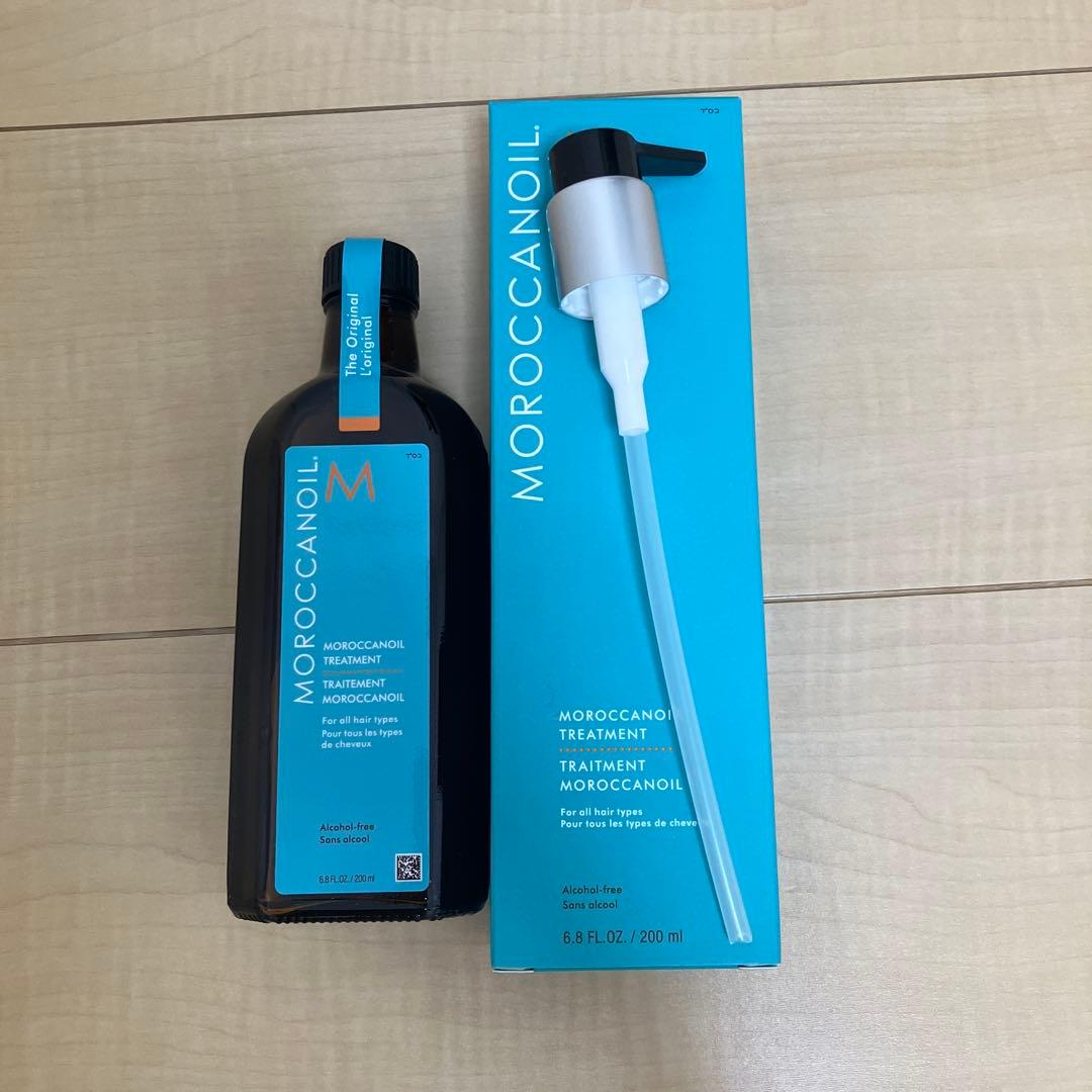 新品未開封　モロッカンオイル　200ml ポンプ付き