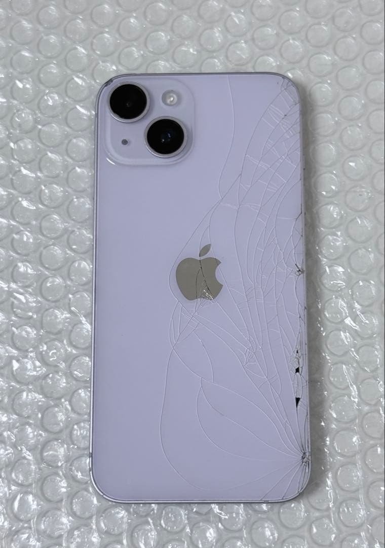 Apple iPhone 14 128GB SIMフリー　背面ひび割れ
