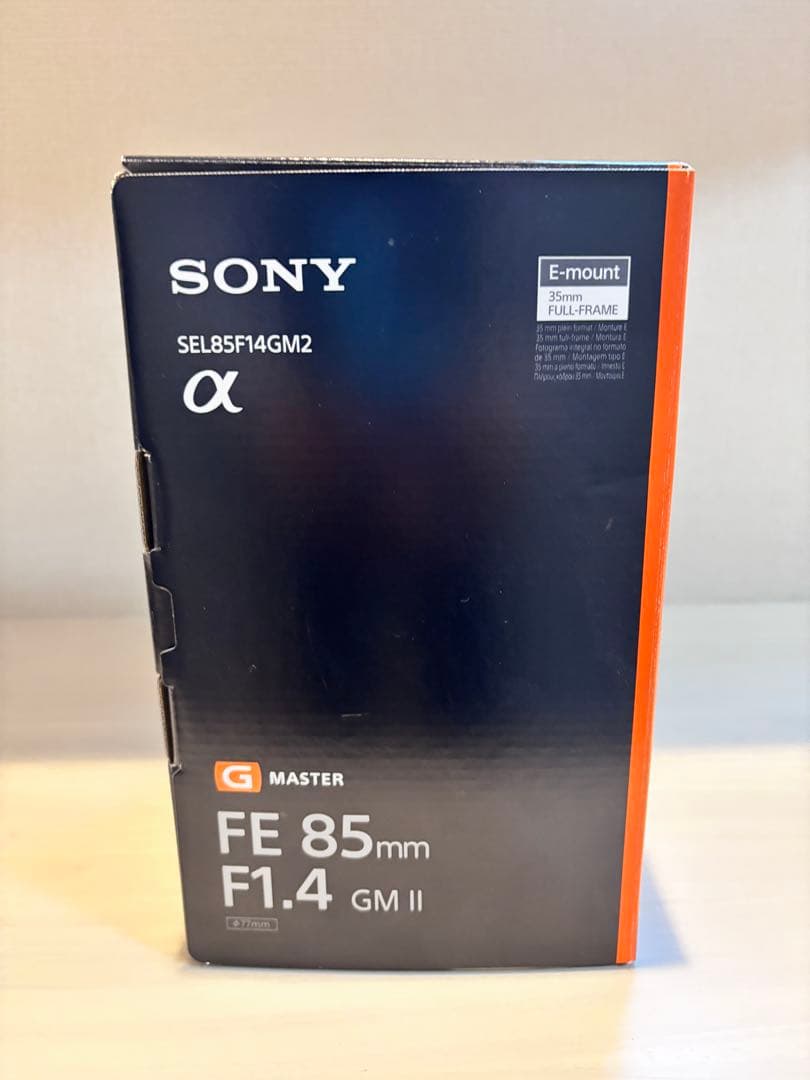 FE85mmF1.4GM2 sel85f14gm2 ZX2フィルター付き