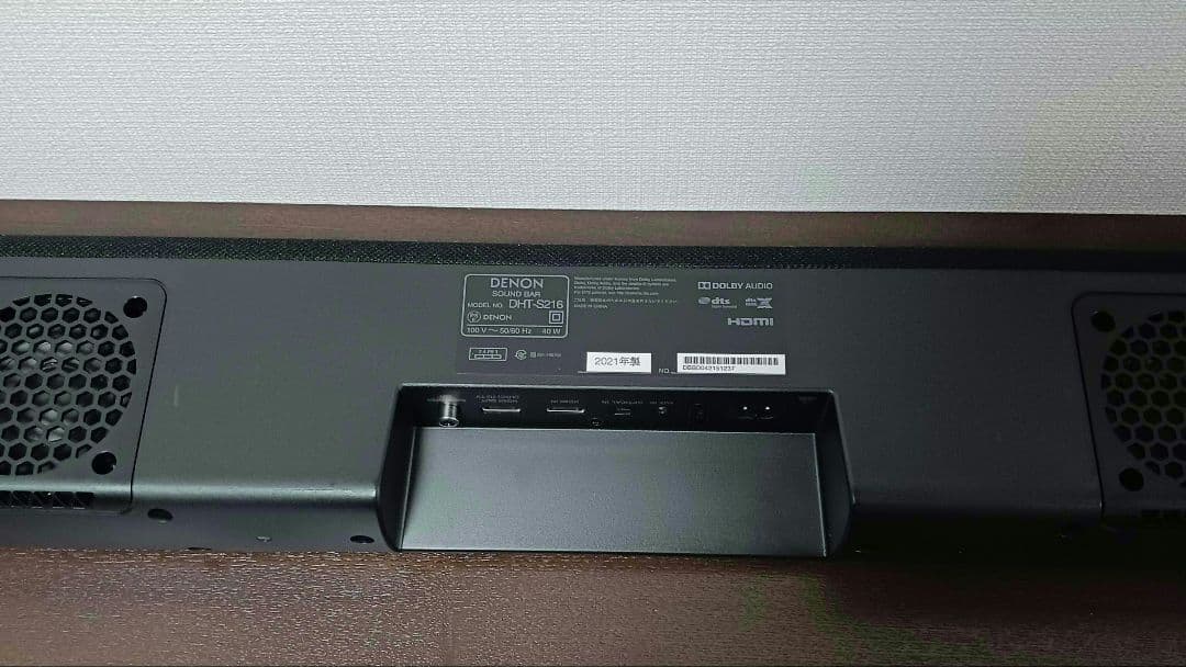 【Yohei】DENON DHT-S216 サウンドバー 2021年製