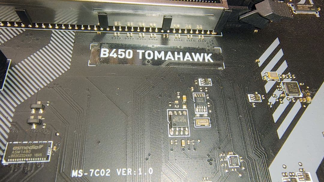 MSI AM4 マザーボード B450 TOMAHAWK
