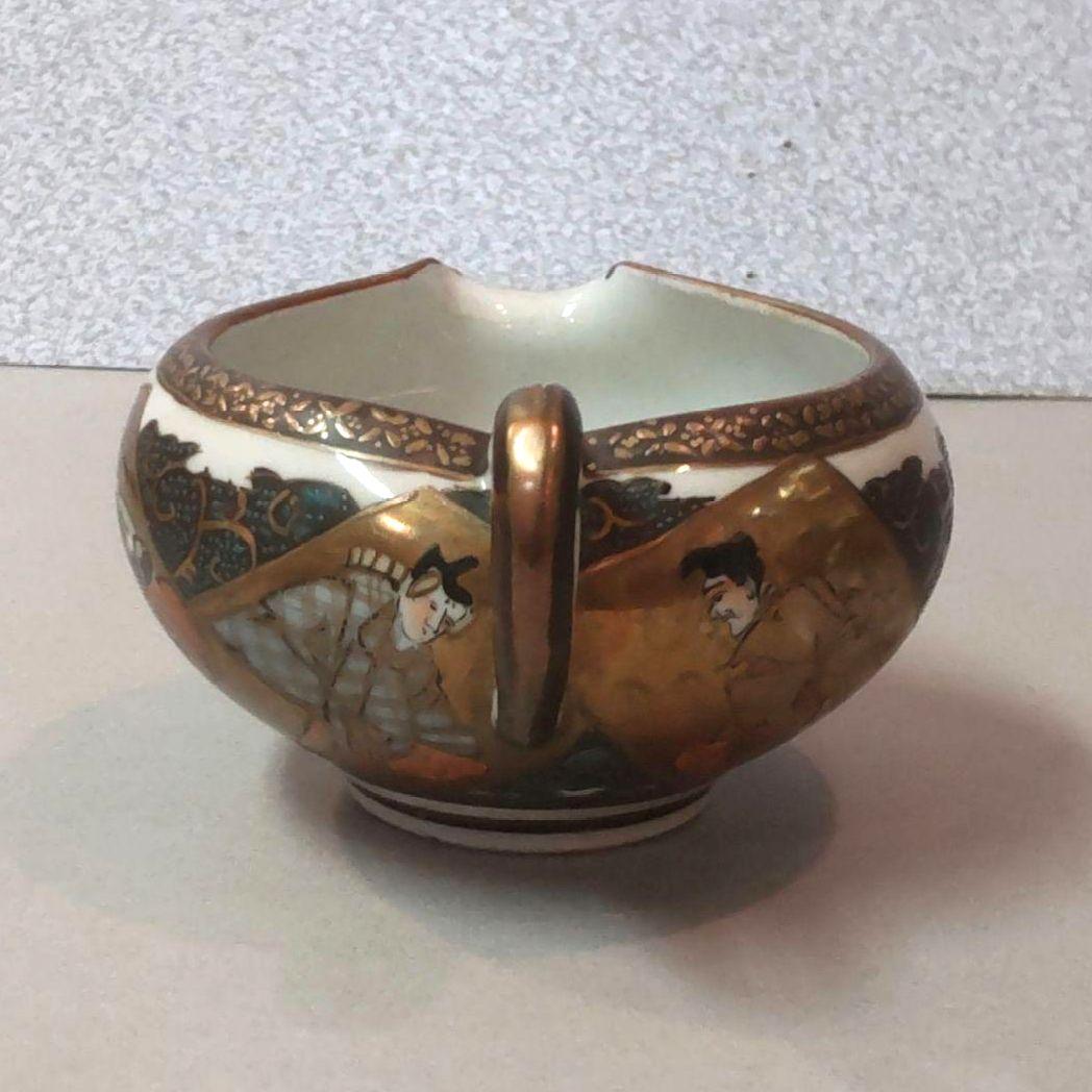83z334陶芸 九谷焼 古九谷 古伊万里 茶道具 水次 骨董