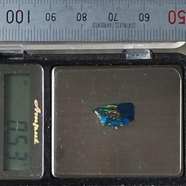 0.53g　ローマングラス　古代ガラス　アフガニスタン産　銀化現象