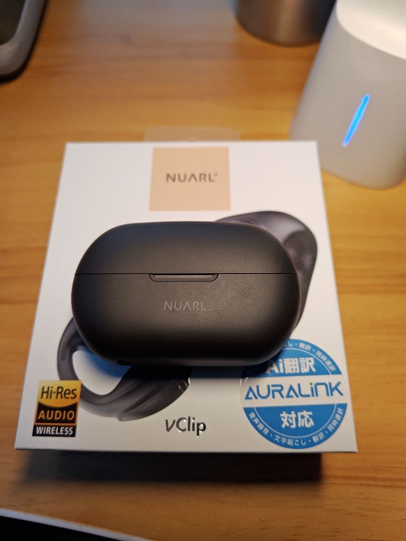 NUARL vClip ワイヤレスイヤホン　カフ型　ハイレゾ