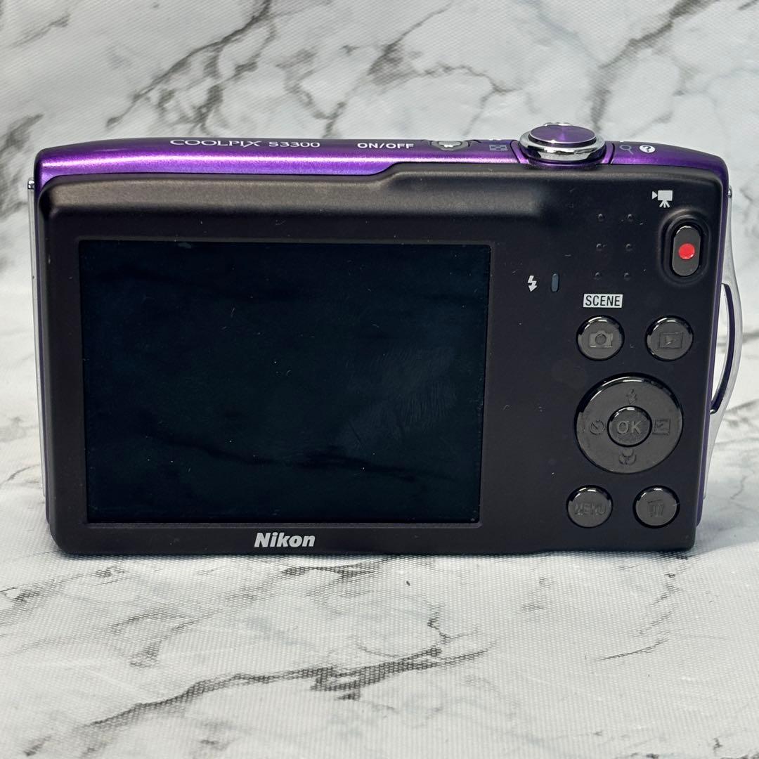 ✨美品・付属品完備✨Nikon COOLPIX S3300 付属品完備 パープル