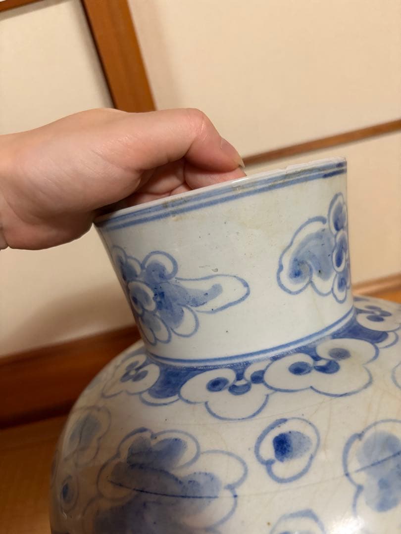龍　壺　置物