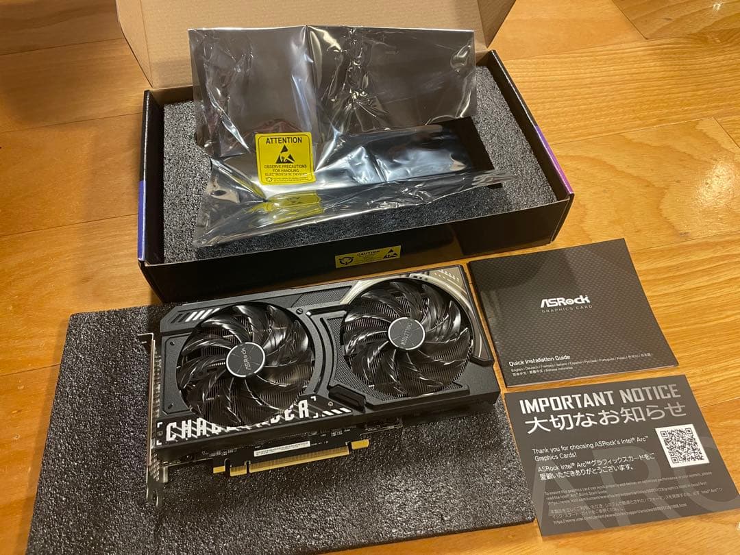 グラフィックボード・グラボ・ビデオカード ASRock Intel ARC B580 OC Edition
