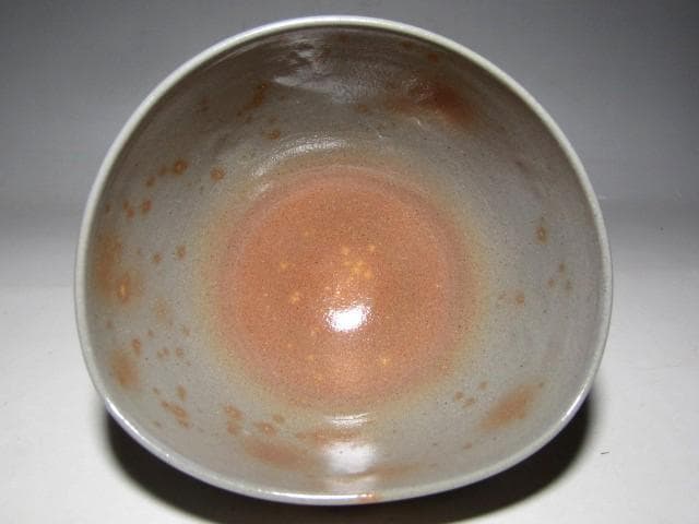 駕洛窯 清水日呂志 御本写茶碗 堀内流十二代 兼中斎 宗完花押　　　　e266