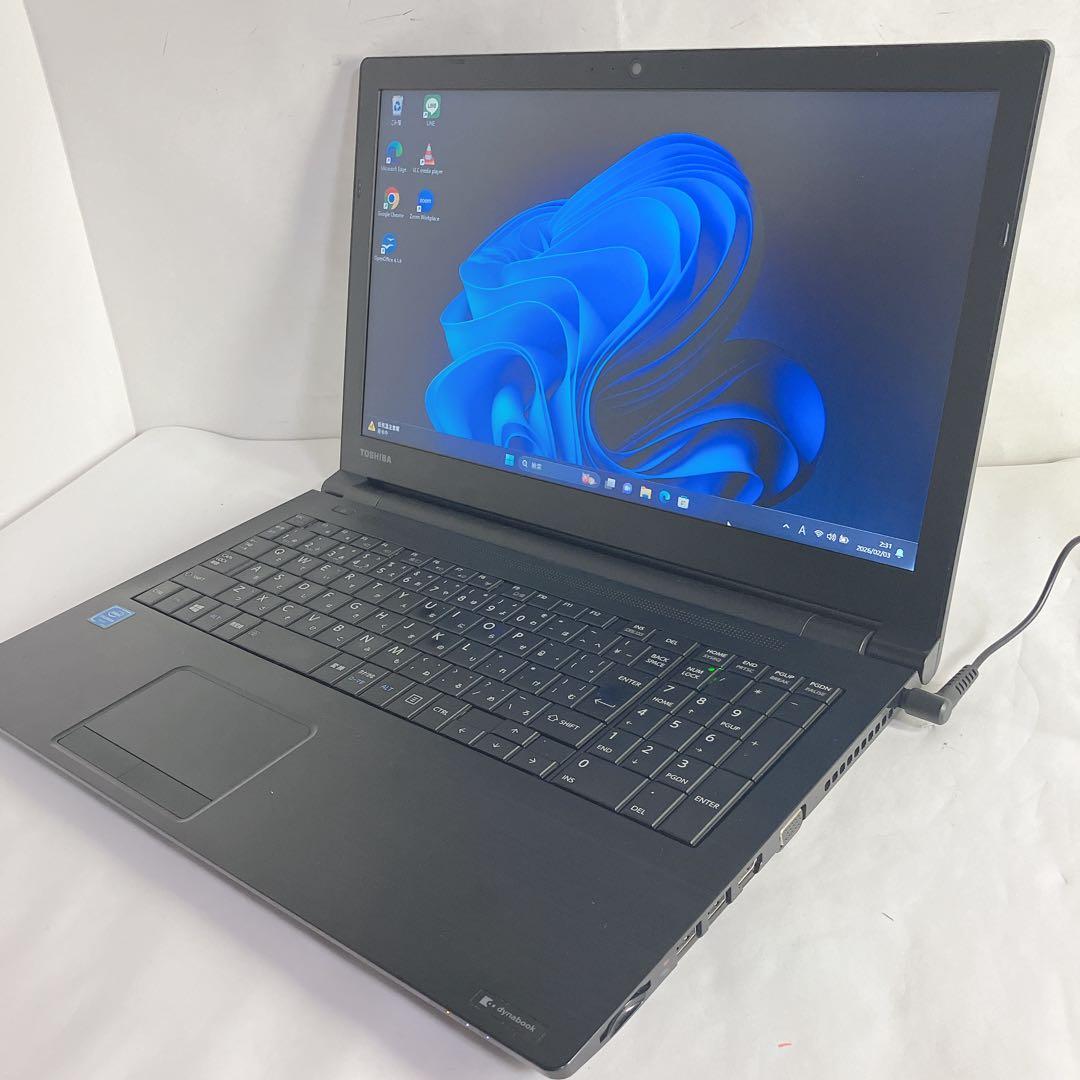 dynabook 15.6 Win11/ SSD128GB カメラDVD