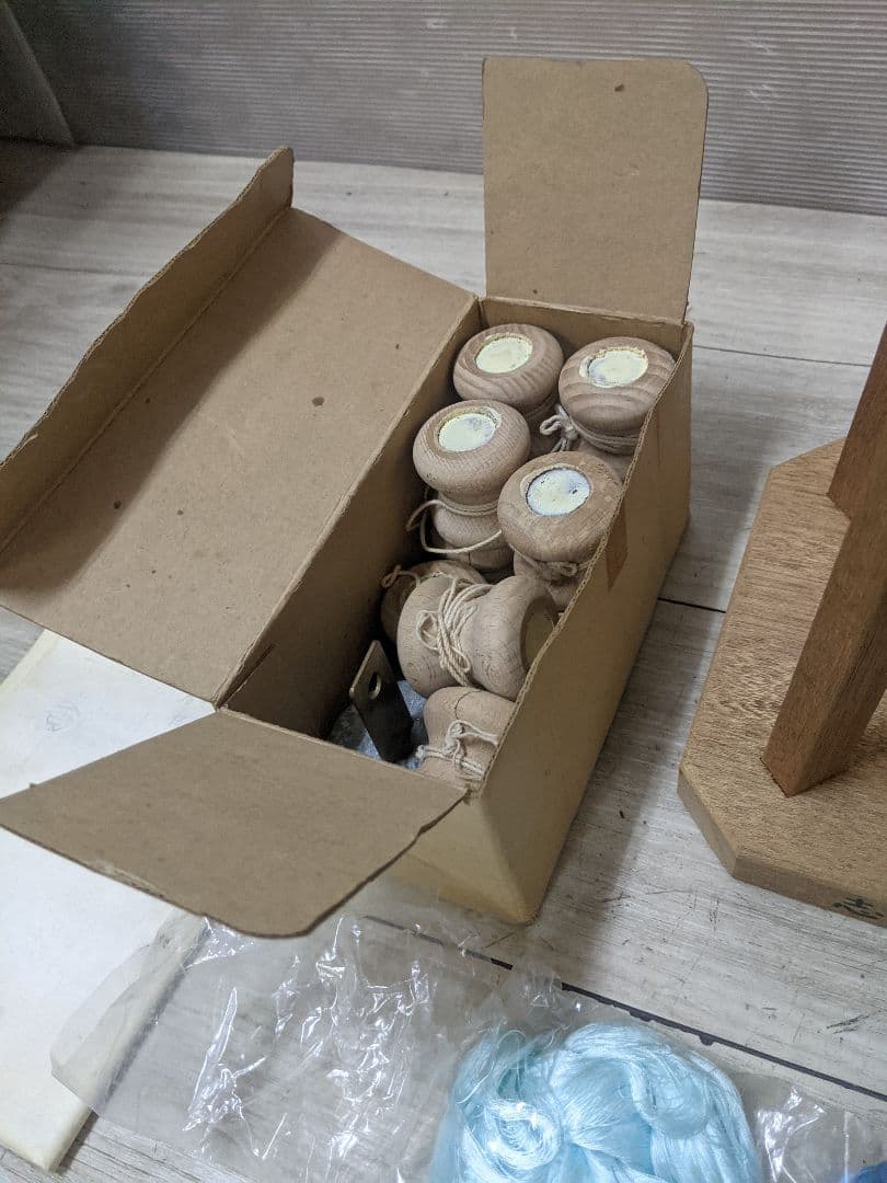 木製 組紐台 丸台 組台 くみひも レトロ 伝統工芸