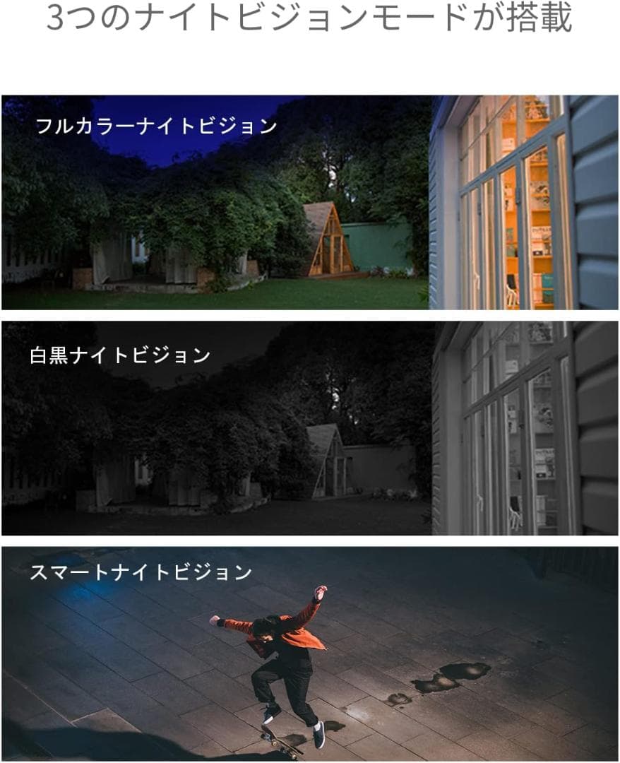 監視カメラ  PTZ 1080P WiFi 360° 広角  IP65防水