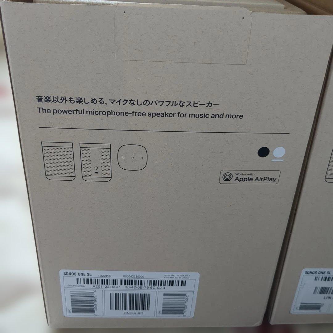 【せっきー】Sonos One SL スピーカー 2台